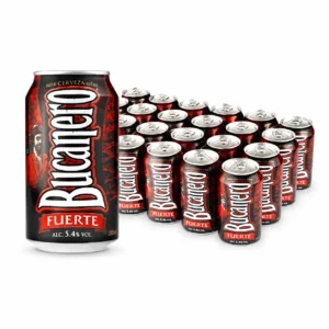 Cerveza Bucanero Fuerte – Pack de 24 unidades