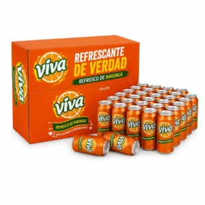 Refresco Viva de Naranja – Pack de 24 unidades