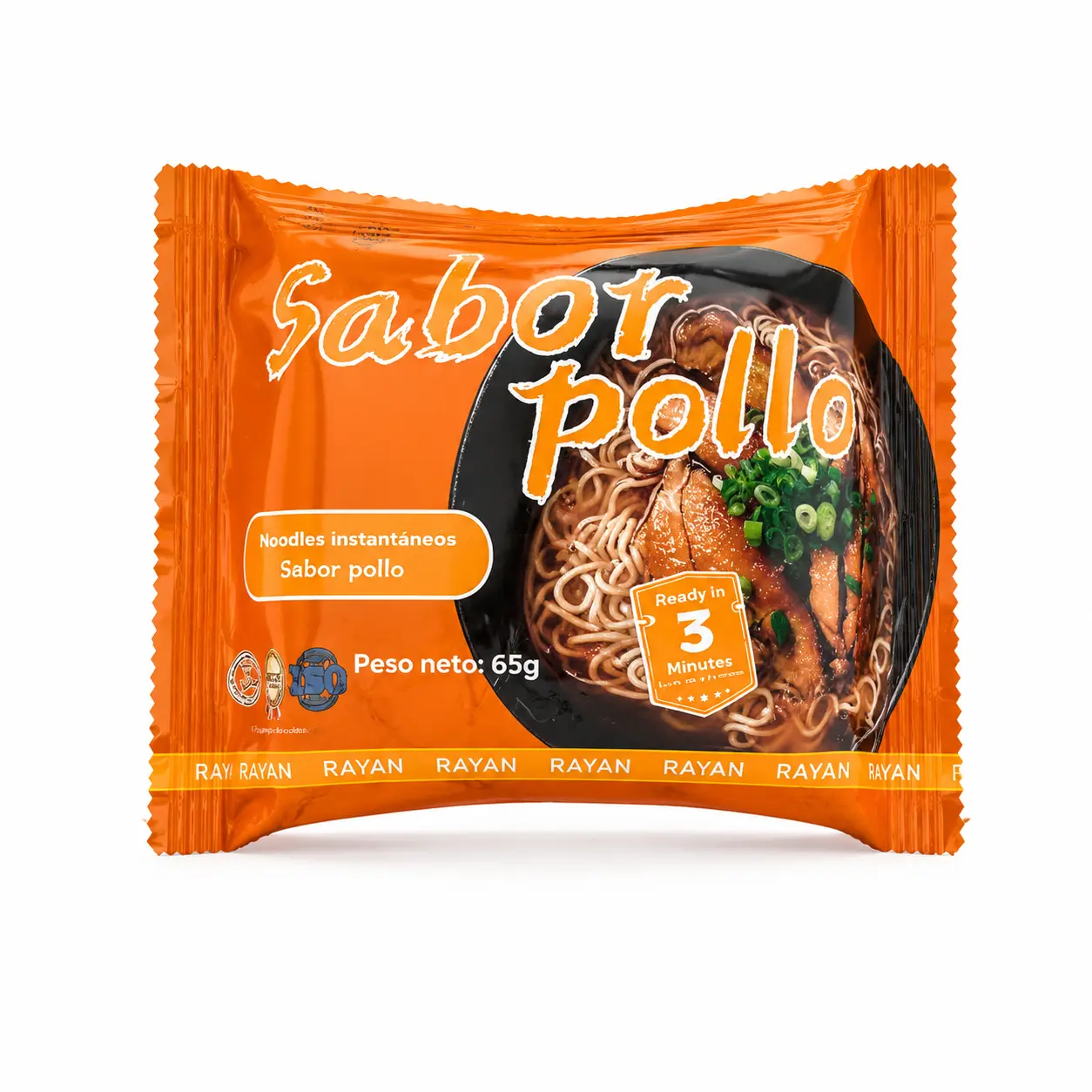 Fideos Instantáneos Sabor Pollo – 65 g