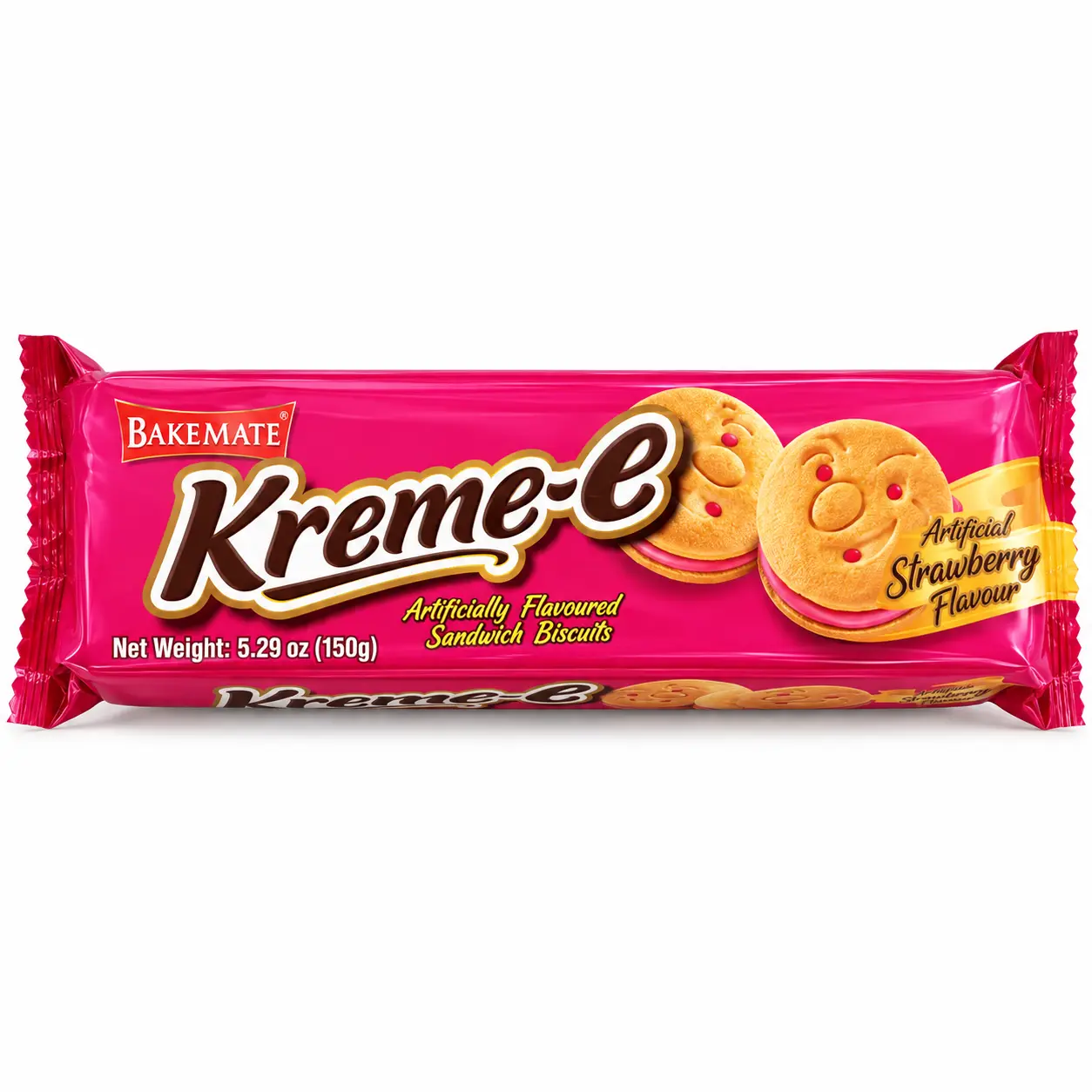 Galletas Kreme-E Bakemate Rellenas de Fresa 150 g